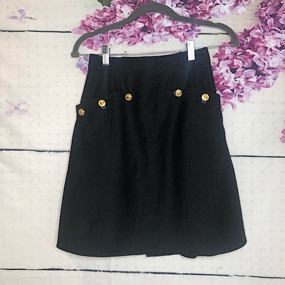 Versus by Versace | Vintage Wool Skater Skirt